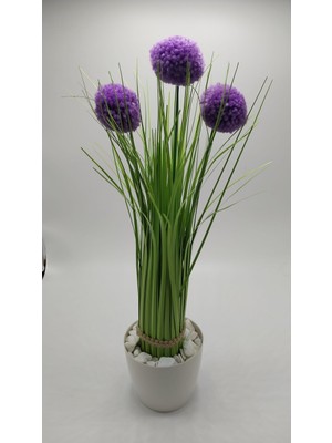 Loop Kördüğüm Gerçekçi Yapay Çiçek 45CM Saksılı (Model-2)