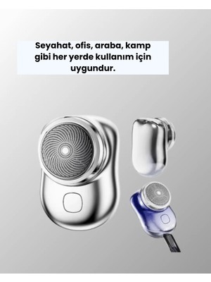 İlkyaz Fashion Tüm Vücut Bölgelerinde Kullanılabilen Küçük Boy Tıraş Cihazı