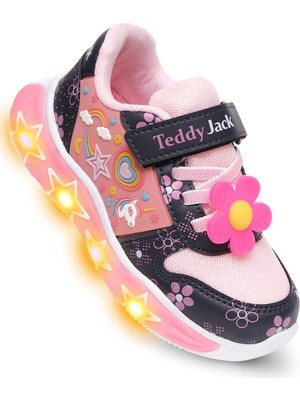 Kaptan Junior Kız Çocuk Işıklı Spor Sneaker Yürüyüş Ayakkabı Ptjck 700