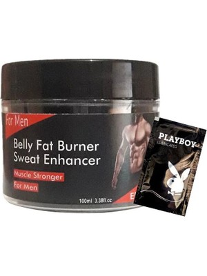 Nacario Süper Belly Fatburner Eritmek Için Masaj Bakım Kremi 100 Ml+1 Adet Jel ile