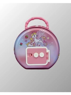 İlkyaz Fashion Mini Çocuk Para Kasası Gizli Saklama ve Birikim Kutusu