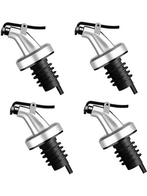 Nacario 4 Adet Sızdırmaz Yağdanlık Tıpası, Şişe Dökme Ağızlığı, Şişe Ucu Dökme Ağızlığı