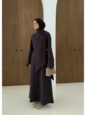 Moda Aksa Free Elbise Massimo Kahve