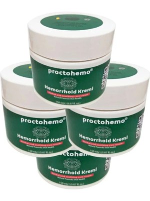 Nacario Süper Proctohemo Kişisel Krem Büyük Boy 150 ml x 4 Adet