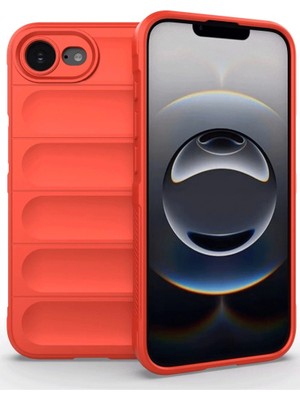 Nexgen Iphone 16E Kılıf Optimum Silikon - Kırmızı