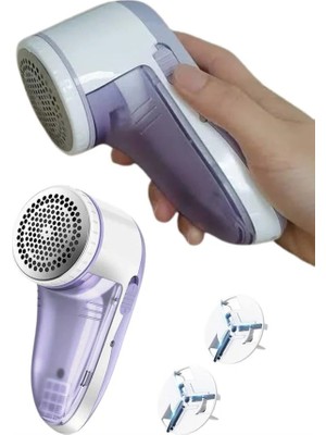 Giysi Tiftik ve Kazak Tüy Toplama Makinesi Pratik Temizleme Şarjlı