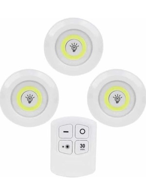 Kablosuz Pilli Işıldak Masa Lambası Mutfak Tezgah Altı Banyo Dolabı Dolap Içi