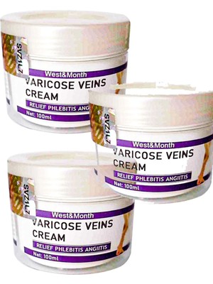 Nacario Varix Varcse Vnis West&month Leg Bakım Kremi 100 ml x 3 Adet