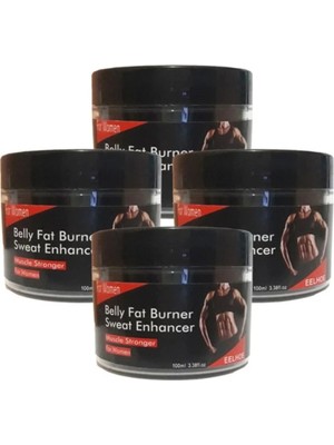 Nacario Eelhoe Belly Fatburner Sweat Enhancer Krem 100 ml x 4 Adet