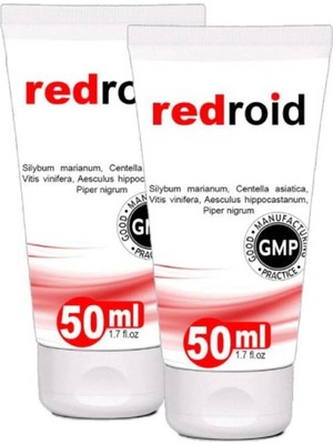 Nacario Süper Redroıd Doğal Özel Masaj Bakım Kremi 50 ml x 2 Adet