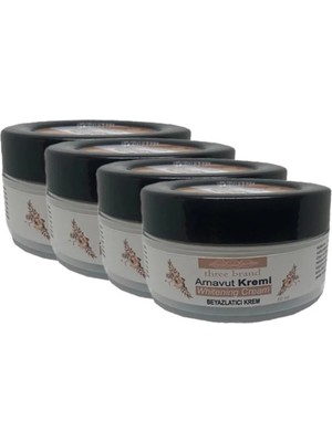 Nacario Süper Three Brand 4lü Adet Arnavut Kremi Whitens Cream Tüm Bölge  Kremi 50 ml HAZN926000419