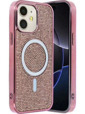 İlkyaz Fashion  Apple iPhone 11 Helen Magsafe Kapak - Pembe