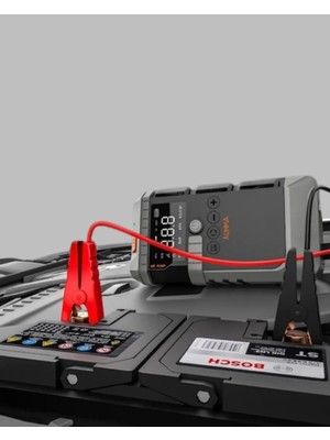 Işıklı Hava Kompresörlü Taşınabilir Akü Takviye Ünitesi