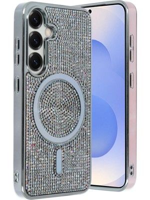 İlkyaz Fashion  Samsung Galaxy S23 Fe Helen Magsafe Kapak - Rainbow