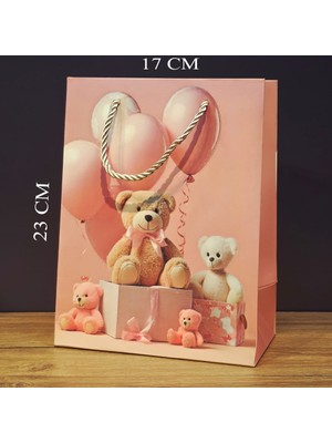 İlkyaz Fashion Sevimli Ayıcık Tasarımlı Küçük Boy Hediye Çantası