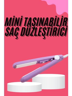 İlkyaz Fashion Saç Düzleştirici Pürüzsüz Parlaklık Seyahat Tipi Taşınabilir Seramik Kaplama