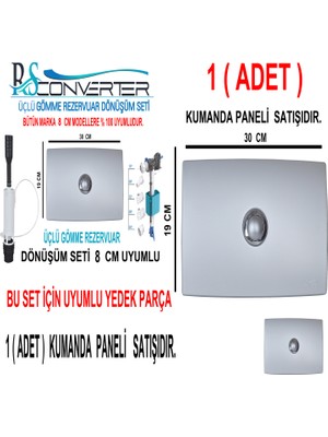 Rsconverter Üçlü Dönüşüm Seti 8 cm Iç Takım Kumandapaneli