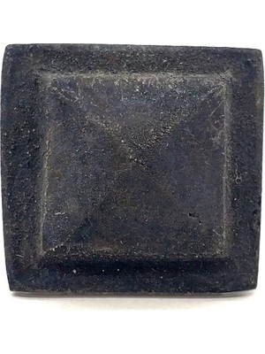 İlkyaz Fashion Antika Tarz Dekoratif Pirinç Flanşlı Piramit Kabara - 29 Mm, Oksit