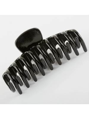 Starseven 10 cm Düz Siyah Renkli Mandal Toka 1 Adet