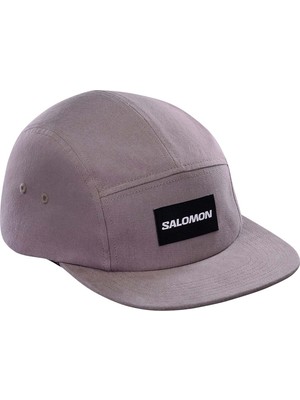 Salomon Five Panel Unisex Mor Şapka