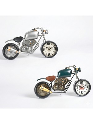 Klasik Motor Tasarımlı Masaüstü Saat