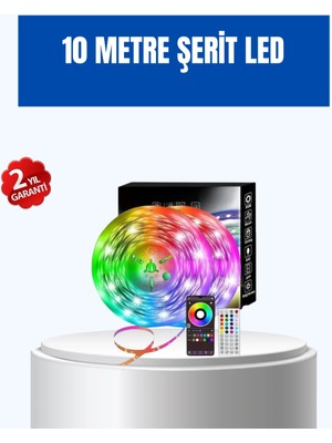 İlkyaz Fashion Sese Duyarlı 10M Smart Şerit LED Ios Android Kontrollü Rgb Işık