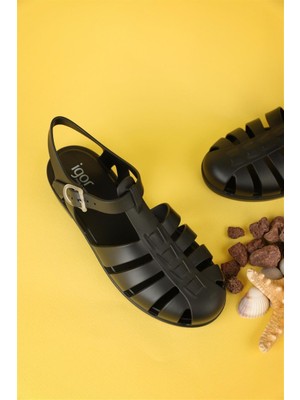 36-40 Numara Igor Biarritz Siyah  Sandalet