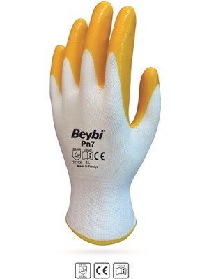 Epilons Pn7 No:10 Sarı Nitril Eldiven
