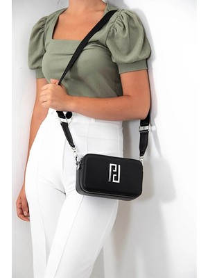 Silver & Polo Silver Polo SP1078-M105 Kadın Çapraz Çanta Siyah