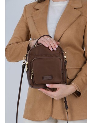 Silver & Polo Silver Polo SP1220-M206 Kadın Çapraz Çantası Kahverengi