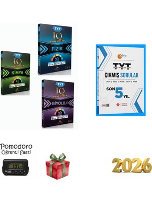 Paraf Yayınları Paraf  Yayınları Fizik Kimya Biyoloji  Deneme Seti Tyt Çıkmış Sorular ve Kronometre Hediye