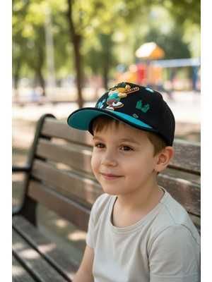 Aware Time 5-8 Yaş Unisex Bebek & Çocuk Aksesuarlı Yazlık Şapka