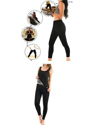 İlkyaz Fashion Termal Sauna Tayt ( L ) Neotex Terletme Taytı