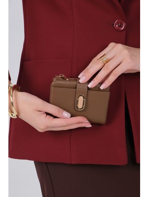 Silver & Polo Silver Polo SP1199-M205 Kadın Cüzdan ve Kartlık Kahverengi