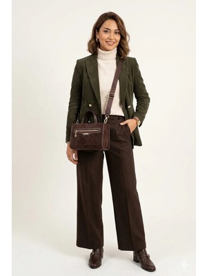 Silver & Polo Silver Polo SP1271-M12 Kadın El Çantası Kahverengi