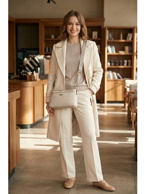 Silver & Polo Silver Polo SP1184-M191 Kadın Çapraz Çanta Kum