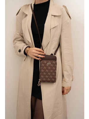 Silver & Polo Silver Polo SP1011-M178 Kadın Çapraz Çanta Kahverengi