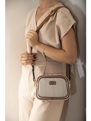 Silver & Polo Silver Polo SP1111-M132 Kadın Çapraz Çanta Bej