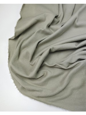 Kumaş Parça Çağla Yeşili Renkte Bebe Ribana Kumaş En: 80CM