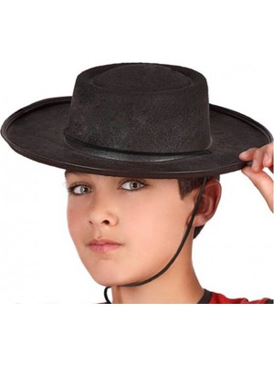 İlkyaz Fashion Siyah Renk Keçe Flamenko Şapkası Çocuk Boy