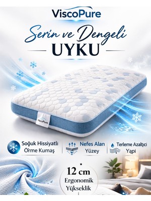 armegeda sıradışı tasarımlar Viscopure Boyun Destekli Ergonomik Ortopedik Yastık