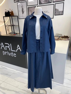 Wennora Lacivert Etekli Takım