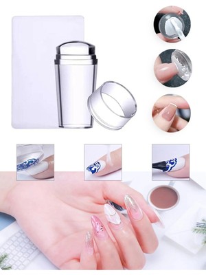 İlkyaz Fashion Oje Baskısı Için Silikon Başlıklı Transfer Dizayn Baskı Aparatı