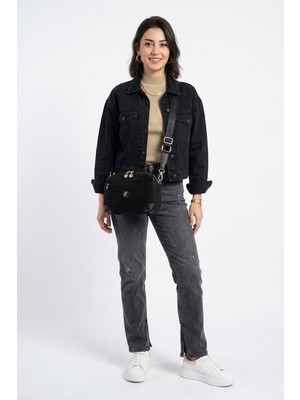 Silver & Polo Silver Polo SP1094-M12 Kadın Çapraz Çanta Siyah