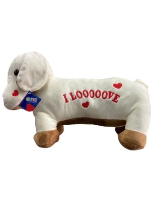 Eco Lounge 62203 Peluş 45 cm Aşık Köpek Yastık -Hly