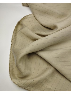 Kumaş Parça Bej Siyah Keten Viskon Kumaş 150X190CM