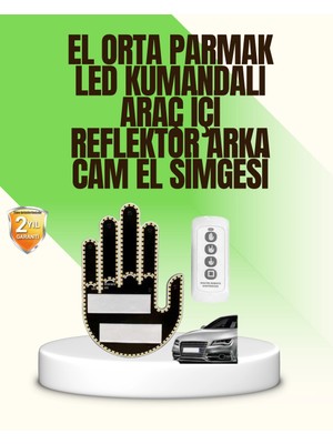 Eco Lounge Uzaktan Kumandalı LED El Park Uyarı Cihazı Suya Dayanıklı Enerji Tasarruflu