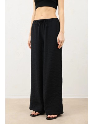 Antioch Siyah Modal Karışımlı Kadın Pantolon