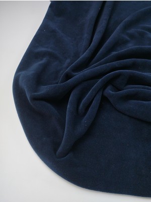 Kumaş Parça Lacivert Renkte Polar Kumaş En: 160CM