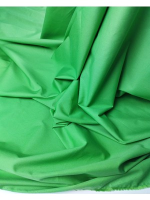 Kumaş Parça Yeşil Renkte Poplin Kumaş 150X280CM